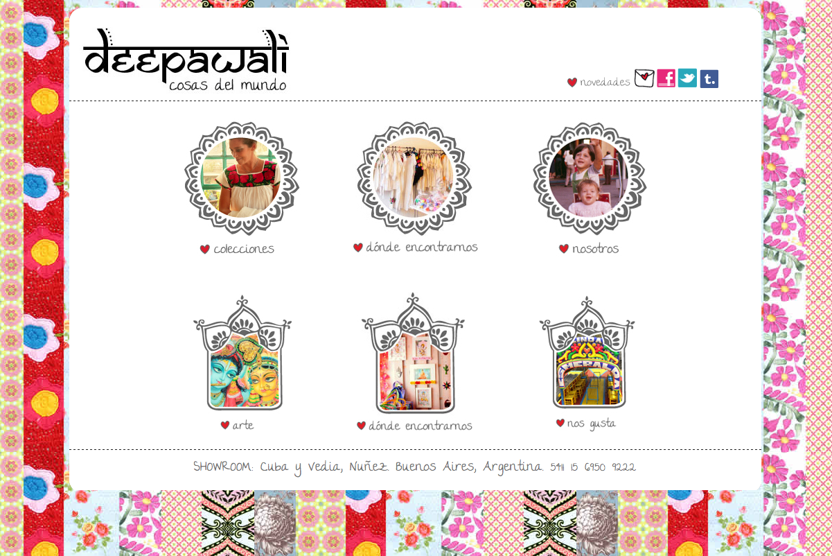 Deepawali Diseño Web. Home
